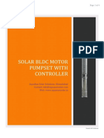 Solar BLDC Pump set & Controller.