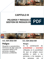 Capitulo Iii - Terminología de Peligro y Riesgo - Gestion de Riesgos en Una Empresa Minera