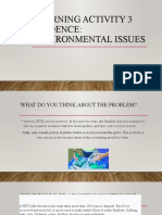 Learning Activity 3 Evidence: Environmental Issues