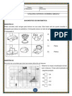 Atividade Diagnóstica de Matemática Word