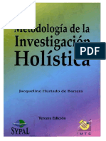 Jacqueline Hurtado de Barrera - Metodología de Investigación Holística-SYPAL - UTC (2000)