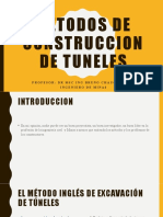 Metodos de Construccion de Tuneles