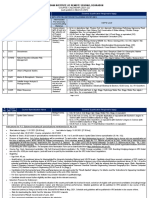 Course Calendar 2021-22