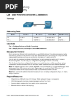 7.2.7 Lab - View Network Device MAC Addresses