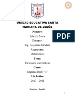 Informe Funciones Matematicas