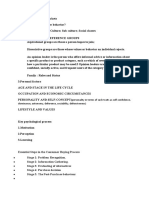 Personality in Terms of Such Traits As Self-Confidence, Dominance, Autonomy, Deference, Sociability, Defensiveness)