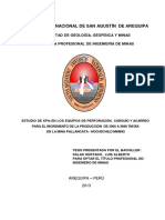 Kpis en Los Equipos de Perforación, Carguío y Acarreo