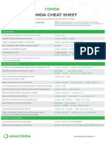 Conda Cheatsheet