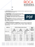 Roca - Ficha Técnica