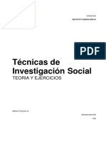 Las Tecnicas de Investigacion Social. Sierra Bravo