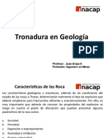 Tronadura en Geologia