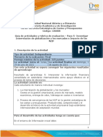 Guia de Actividades y Rúbrica de Evaluación - Paso 5 Investigar Interrelación de Globalización y Los Mercados e Impacto de Las NIIF
