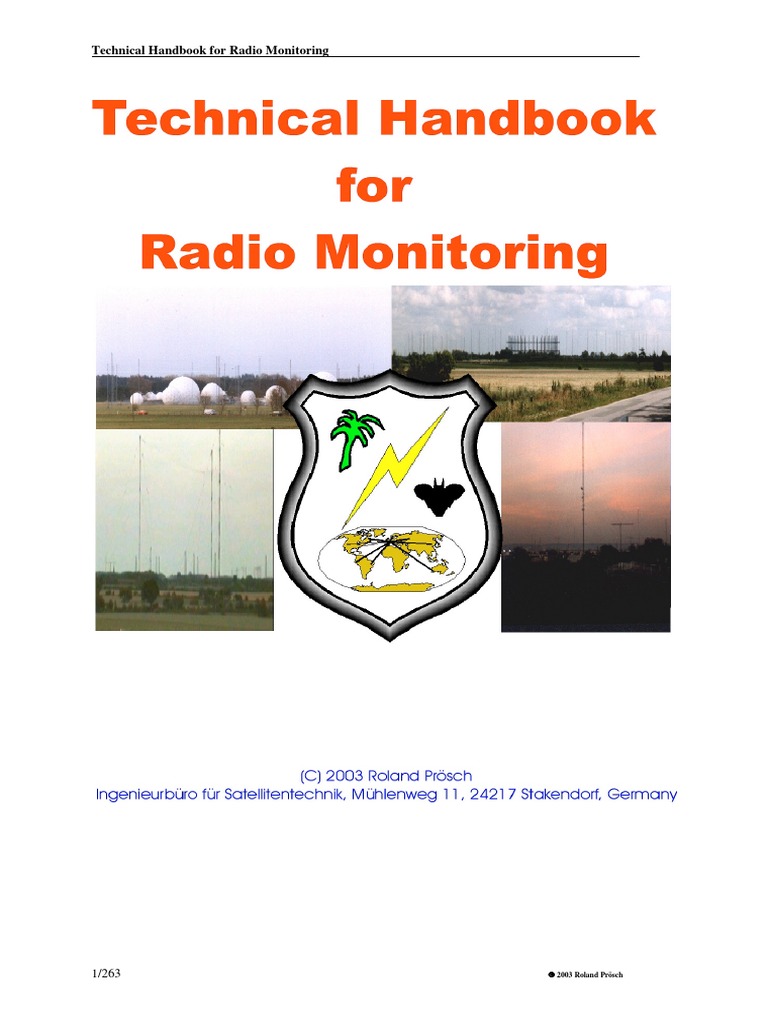 Technical Radio Monitoring Handbook | PDF | Modulation | Radio Technology