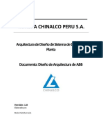 Diseño de arquitectura ABB-800xA para sistema de control de planta de Minera Chinalco Perú S.A