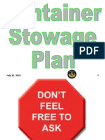 10 - Container Stowage Plans