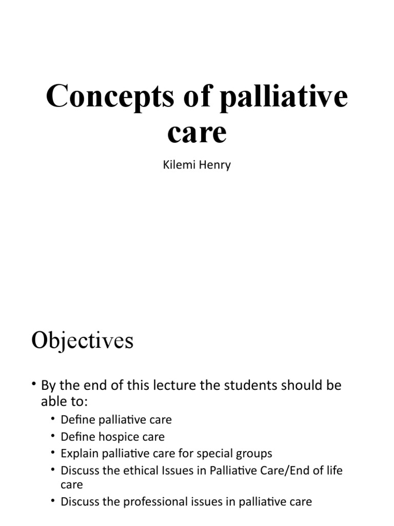 Ethical Principles in Palliative Care | PDF | Palliative Care | Hospice