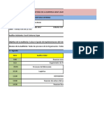 Agenda de Auditoria en La Empresa HLC S.A.C