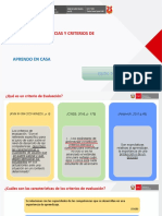 Análisis de Evidencias Criterios de Evaluación