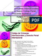 Código de Crímenes Internacionales I