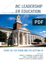 Academic Leadership in Higher Education. From The Top Down and The Bottom Up (PDFDrive)