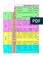 Horario de Clases 5-15