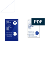 I Am Exempt Face Covering Wallet Cards A4 PRINT Covid 19 PDF