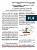 Evaluation of Mechanical and Metallurgical Properties of TIG Welded Al