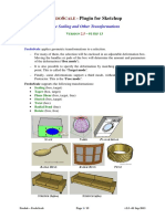 FredoScale - Free Scaling and Transformations Plugin for SketchUp