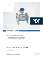 Medidor de Caudal Krohne TD - Optiflux2000 Manual Español