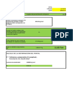 Calculo de La Resistencia de Un Puntal en Funcion Al Diametro