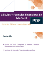 Sesion 01 Caculos y Formulas FInancieras en Excel