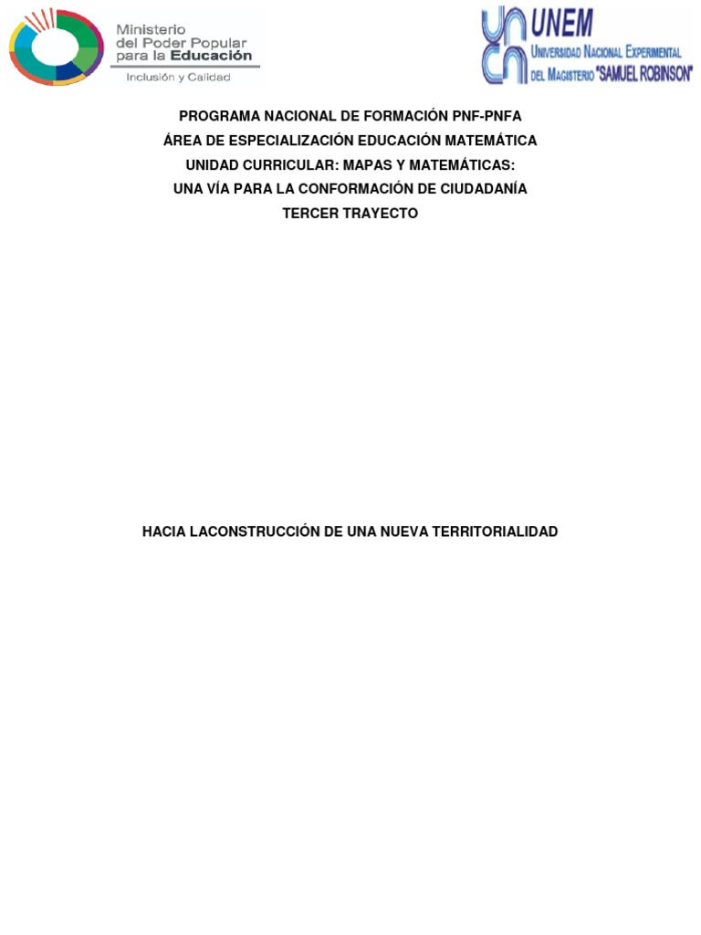 Mapas y Matemáticas en Educación | PDF | Mapa | Conocimiento