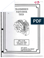 TH 528 Clark t12000 Series Transmission Parts Book