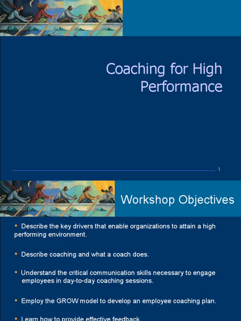 High Performance Coaching Strategies | PDF | Goal | Communication