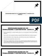 RESPONSABILIDADES DE LOS TRABAJADORES Y CONTRATISTAS - COVID-19