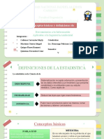 Conceptos Basicos y Definiciones de La Estadistica