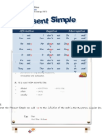Present Simple Tenses for ESL Students