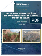 Evaluación de peligros geológicos en Carampa