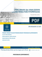 Dr. Panjiksati Basunanda, S.P., M.P - Rancangan Percobaan Dan Analisisnya Dalam Penelitian Fitopatologi - Webinar Perhimpunan Fitopatologi Indonesia