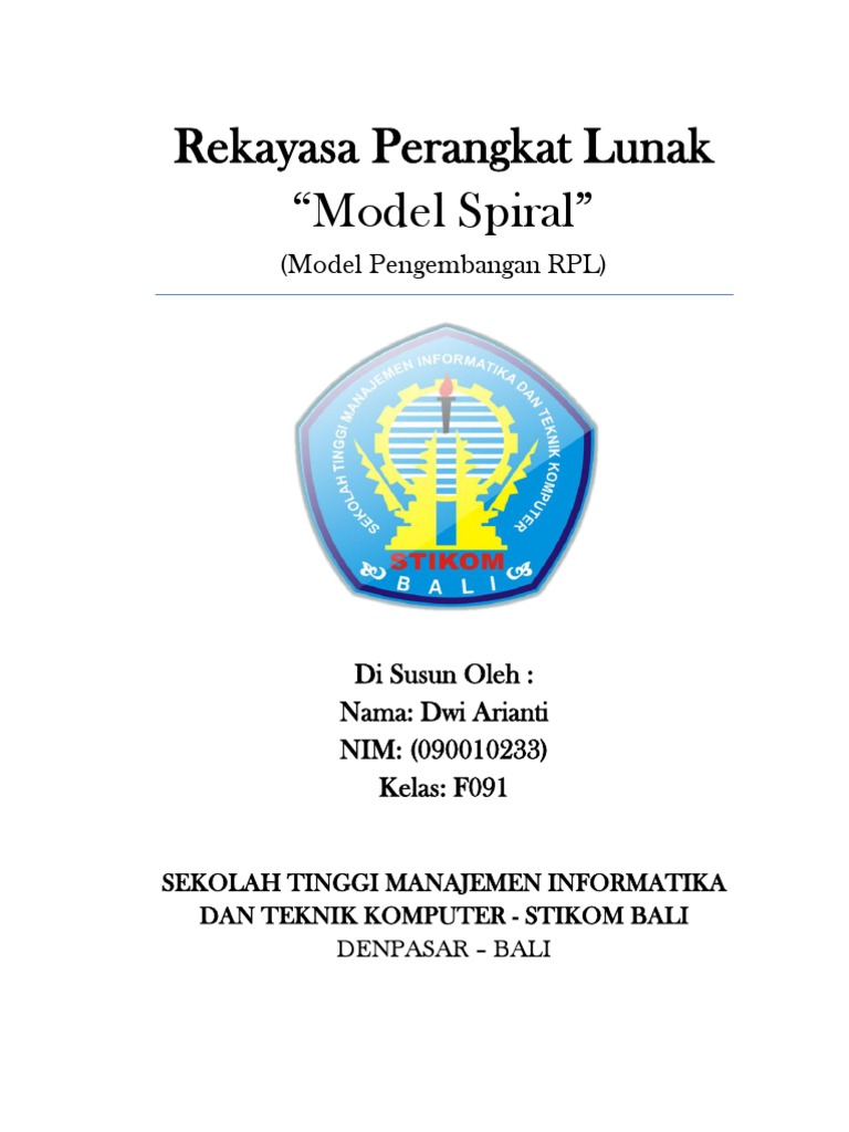 Model Spiral dalam Pengembangan RPL | PDF