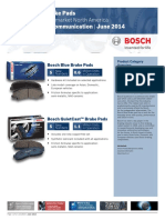 Automotive Aftermarket North America: Bosch Disc Brake Pads New Product Communication - June 2014