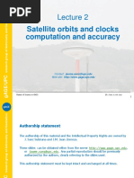 Satellite Orbits and Clocks Computation and Accuracy: Contact: Jaume - Sanz@upc - Edu Web Site: HTTP://WWW - Gage.upc - Edu