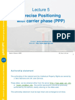 Precise Positioning With Carrier Phase (PPP) : Contact: Jaume - Sanz@upc - Edu Web Site: HTTP://WWW - Gage.upc - Edu