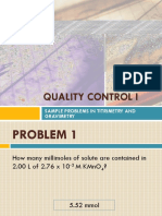 Sample Problems in Quality Control 1