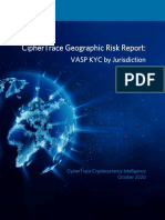 Ciphertrace Geographic Risk Report:: Vasp Kyc by Jurisdiction