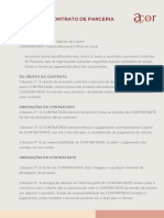 Contrato de parceria designer gráfico venda produto Canva