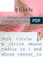 Unit Circle: Radians, Degrees, Circumference