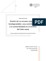 Rios - Diseño de Un Envase Orgánico Biodegradable - Una Contribución A La Sostenibilidad en El Ám...