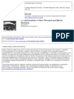 E. Conventionalism in Henri Poincaré and Marcel Duchamp