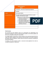 Assessment 2 Brief: Assessment Individual/Group Length Learning Outcomes